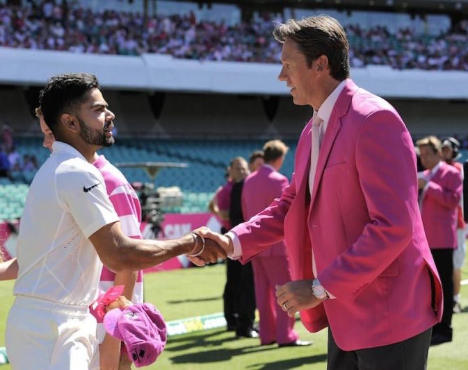 Virat Kohli, Glenn McGrath