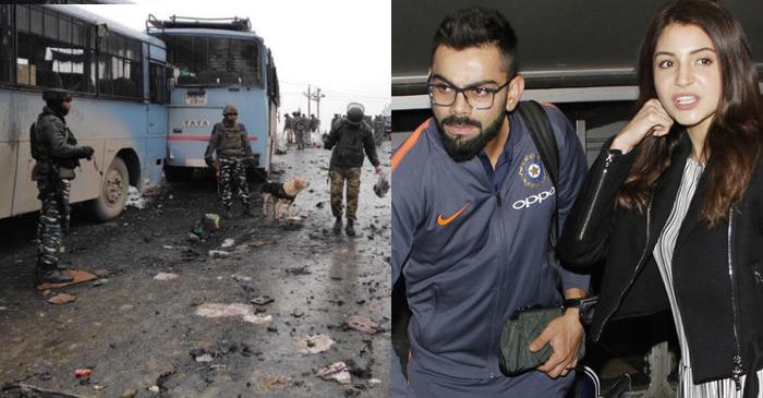 Virat Kohli, Anushka Sharma condole death of CRPF personnel in Pulwama