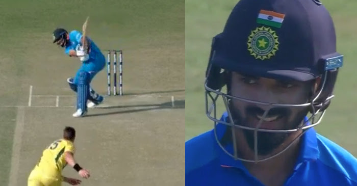 WATCH: Virat Kohli’s slap shot off Jason Behrendorff makes KL Rahul smile