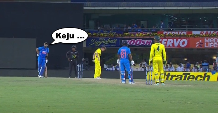 WATCH: Virat Kohli’s advice helps Kedar Jadhav to hit Adam Zampa for a boundary