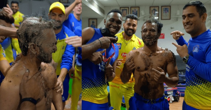 IPL 2019: Kedar Jadhav gets a cake shower after CSK’s win over Delhi Capitals; watch video