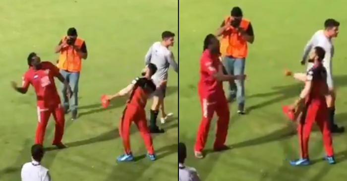 IPL 2019 – WATCH: Chris Gayle, Virat Kohli greet each other with signature move after RCB beat KXIP in Bengaluru