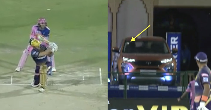 IPL 2019: WATCH – Chris Lynn’s huge six hits the windshield of TATA Harrier car (RR vs KKR)