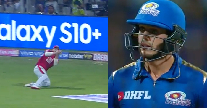 IPL 2019 – WATCH: David Miller takes a stunner to dismiss Quinton de Kock (MI vs KXIP)