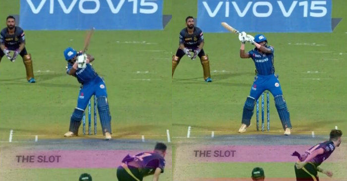 IPL 2019 – WATCH: MI’s Hardik Pandya plays a perfect helicopter shot against KKR’s Harry Gurney