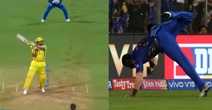 IPL 2019: WATCH – Kieron Pollard takes a blinder to dismiss Suresh Raina (MI vs CSK)