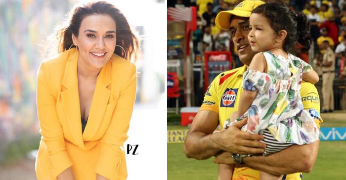 IPL 2019: Preity Zinta hilariously warns MS Dhoni of kidnapping his daughter Ziva