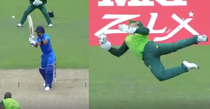 ICC World Cup 2019 – WATCH: Quinton de Kock takes an incredible catch to dismiss Virat Kohli