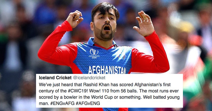 ICC World Cup 2019: Luke Wright slams Iceland Cricket for mocking Rashid Khan; Stuart Broad and others join him