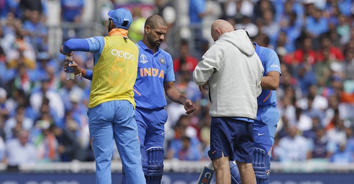 ICC World Cup 2019: Injured Shikhar Dhawan ruled out of the tournament, Rishabh Pant to be in as replacement