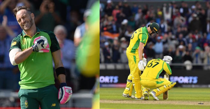 CWC 2019: Twitter erupts as Faf du Plessis-led South Africa beat Australia; ensure India finish as table toppers