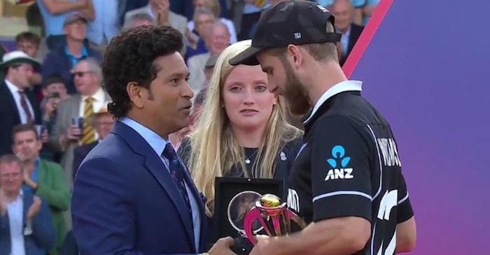 World Cup 2019: Sachin Tendulkar reveals what he told Kane Williamson after New Zealand lost a thrilling final