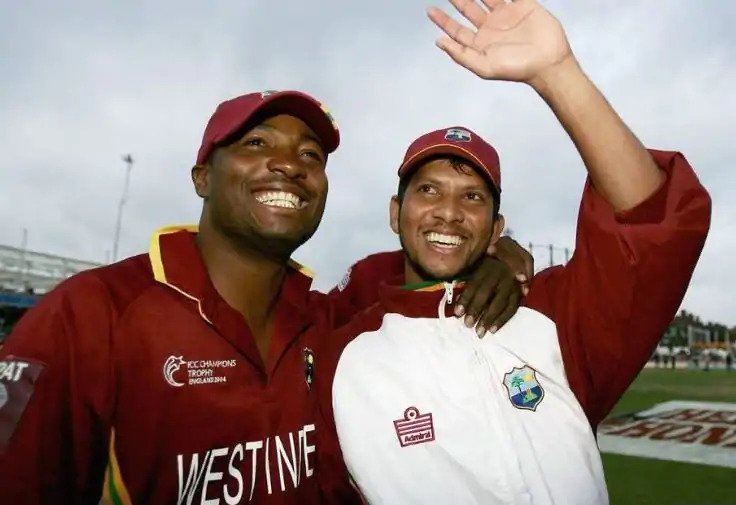 Brian Lara and Ramnaresh Sarwan