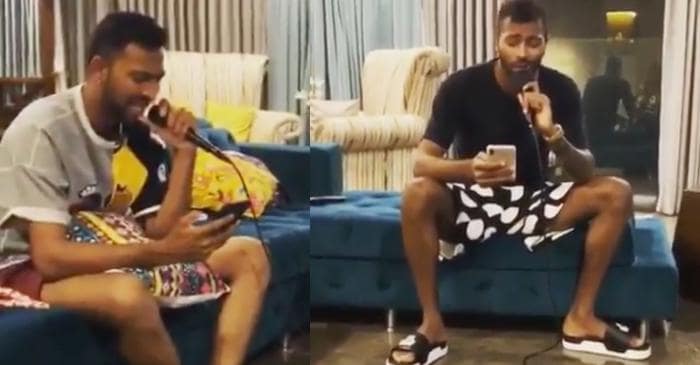 WATCH: Hardik and Krunal Pandya team up to sing “Why This Kolaveri Di”, video goes viral