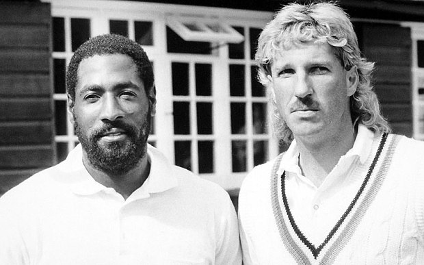 sir vivian richards and sir ian botham bonding