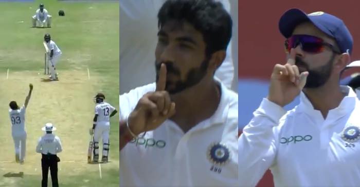 WATCH: Jasprit Bumrah and Virat Kohli silences the Jamaican crowd with animated celebrations