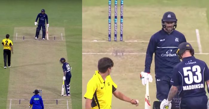 Jhye Richardson vs Glenn Maxwell: Aussie teammates involved in fiery battle during Marsh One-day Cup