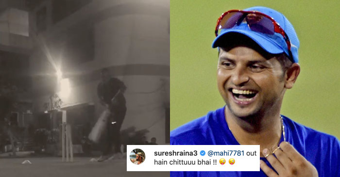 Suresh Raina cheekily reacts to MS Dhoni’s funny video of his friends playing gully cricket