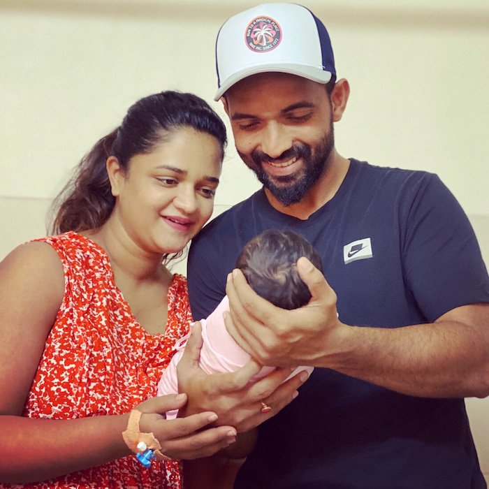 Ajinkya Rahane baby girl