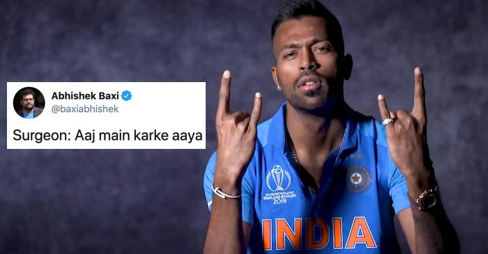 Hardik Pandya replies to a fan who tried to tease him with his ‘Aaj main karke aaya’ comment