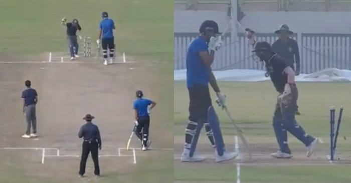 Deodhar Trophy 2019: Jaydev Unadkat makes a schoolboy error after playing the shot, gets run out