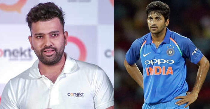 Rohit Sharma takes a hilarious dig at Shardul Thakur on his birthday