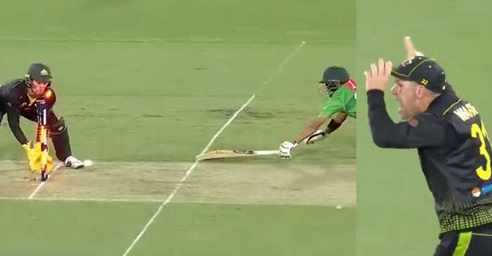 AUS vs PAK 2nd T20I: WATCH – David Warner’s incredible direct hit to run out Babar Azam