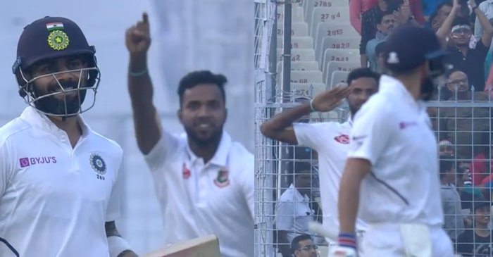 Day-Night Test: Bangladesh pacer Ebadat Hossain reveals the reason behind his salute celebration against India