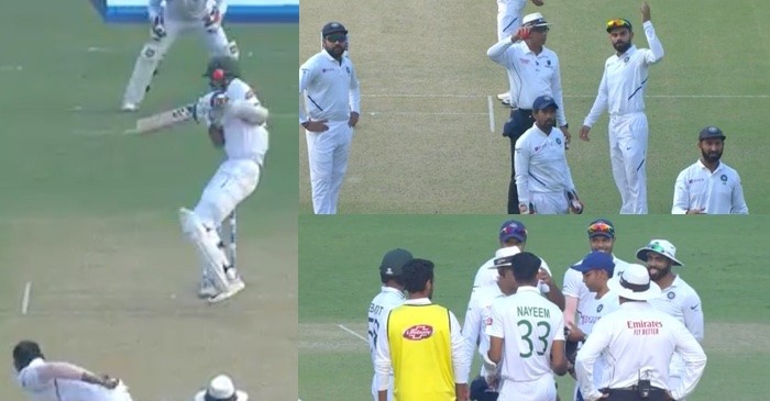 IND vs BAN Day-Night Test: India physio attends to Nayeem Hasan after he gets hit by a Mohammed Shami bouncer