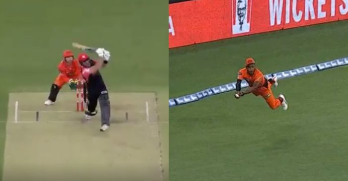 BBL 2019-20: Chris Jordan takes a stunner to dismiss Daniel Christian, WATCH