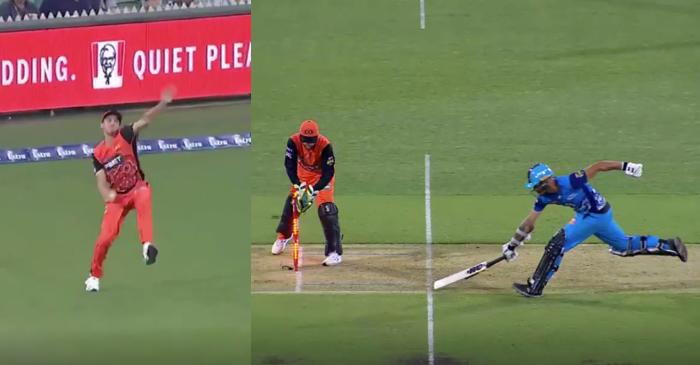 WATCH: Jhye Richardson ‘bowls’ a throw from boundary rope to run out Jake Weatherald