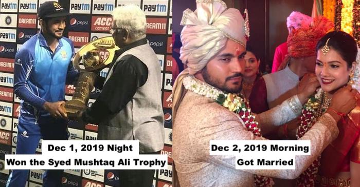 After leading Karnataka to Syed Mushtaq Ali Trophy win in Surat, Manish Pandey marries actress Ashrita Shetty in Mumbai