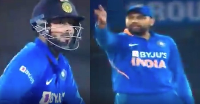 Rohit Sharma loses cool at Rishabh Pant; uses cuss words for the youngster during Vizag ODI