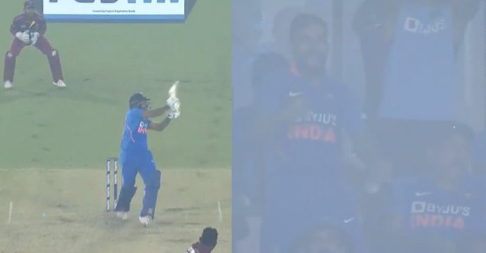 WATCH: Virat Kohli pumped up after watching Shardul Thakur’s terrific hitting during India’s record win over West Indies