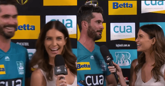 WATCH: Erin Holland hilariously warns fiancé Ben Cutting, “Play well in Perth or don’t come home”