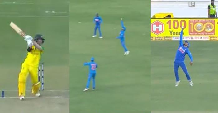 IND vs AUS 2020: WATCH – Manish Pandey takes a one-handed stunner to dismiss David Warner