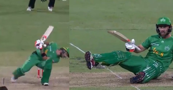 WATCH: Glenn Maxwell evades a nasty beamer in a BBL game