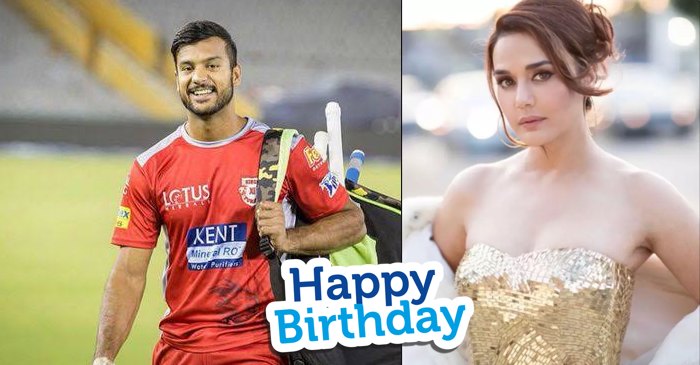 Mayank Agarwal, Sandeep Sharma wish Kings XI Punjab boss Preity Zinta on her 45th birthday