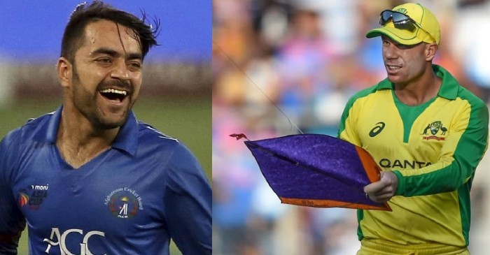 Rashid Khan responds hilariously to David Warner’s picture holding a kite