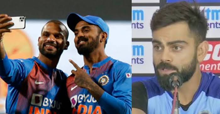 Virat Kohli opens up on Shikhar Dhawan vs KL Rahul debate