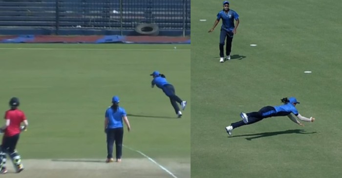 WATCH: Smriti Mandhana takes a one-hand stunner to dismiss Devika Vaidya in T20 Challengers Trophy