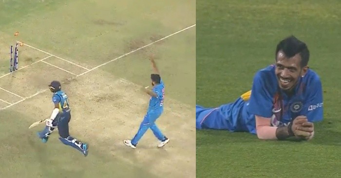 IND vs SL 2020: WATCH: Yuzvendra Chahal burst into laughter after running out Wanindu Hasaranga in 3rd T20I