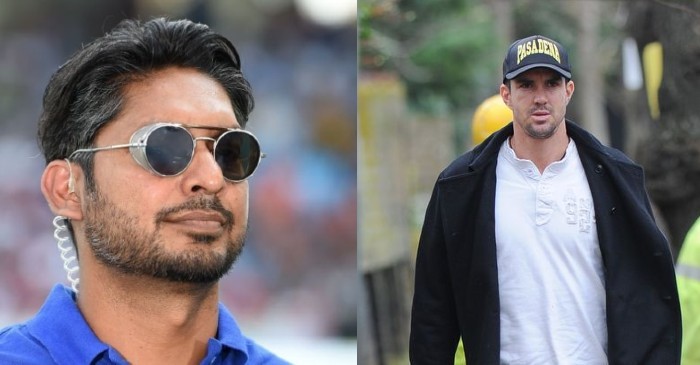 Kumar Sangakkara trolls Kevin Pietersen for plank workout at poolside