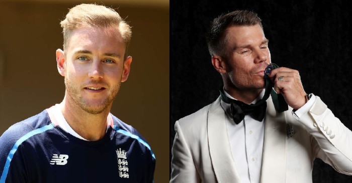 Stuart Broad takes a cocky dig at David Warner after the latter wins Allan Border Medal