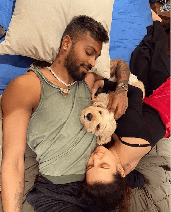 Hardik Pandya, Natasa Stankovic