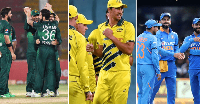 Total runs scored by each of the major teams in ODIs