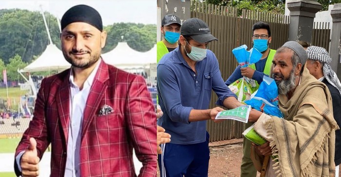 Harbhajan Singh acknowledges Shahid Afridi for distributing ration to 200 needy people in Pakistan