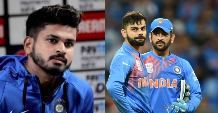 Shreyas Iyer describes Virat Kohli and MS Dhoni in one word