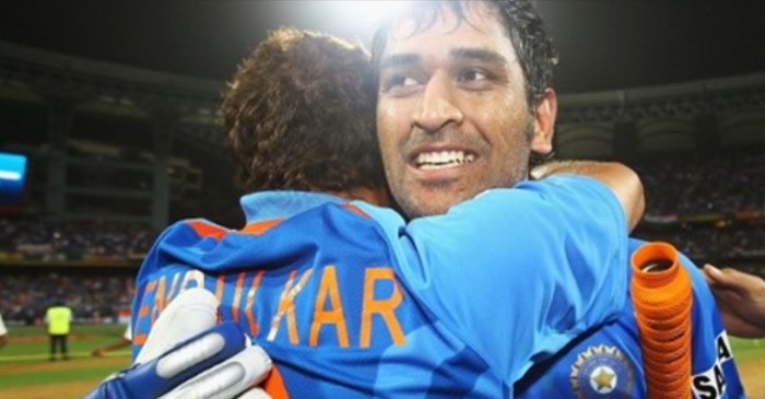 Sachin Tendulkar reveals it was him who suggested MS Dhoni to bat ahead of Yuvraj Singh in 2011 WC final