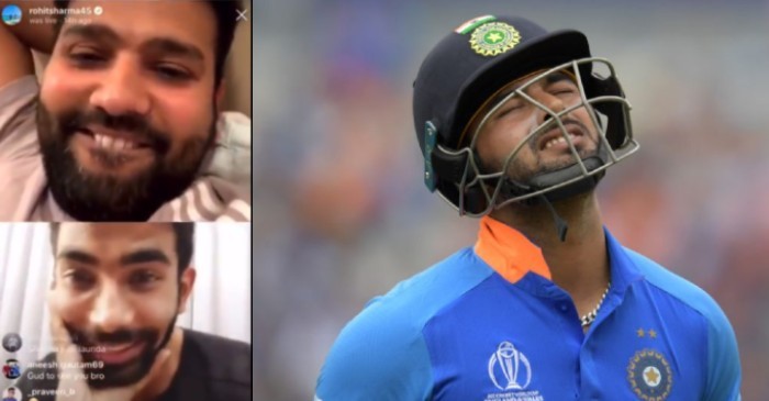 Rohit Sharma shows his true ‘Thug Life’ colours while roasting Rishabh Pant on Instagram